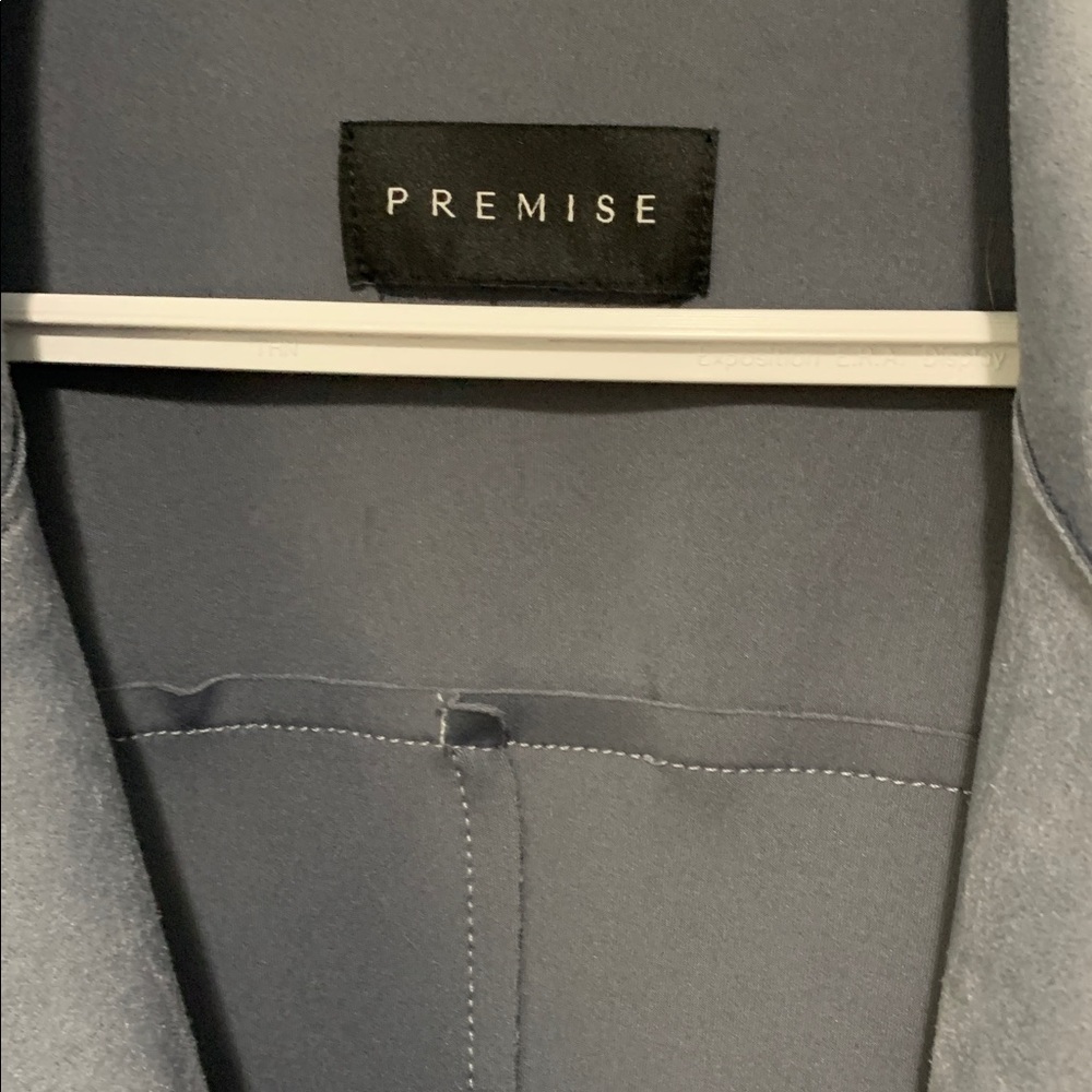 Premise faux suede blue jacket Ptp 22 - Picture 3 of 4
